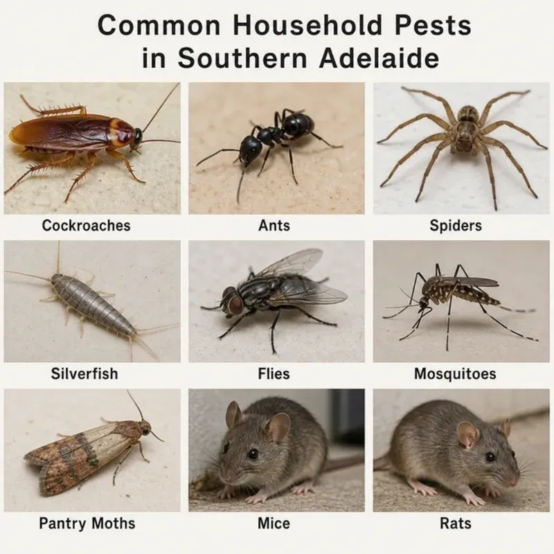 Common household pests in Southern Adelaide
