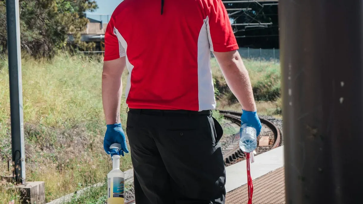 Professional pest control team servicing a southern Adelaide property