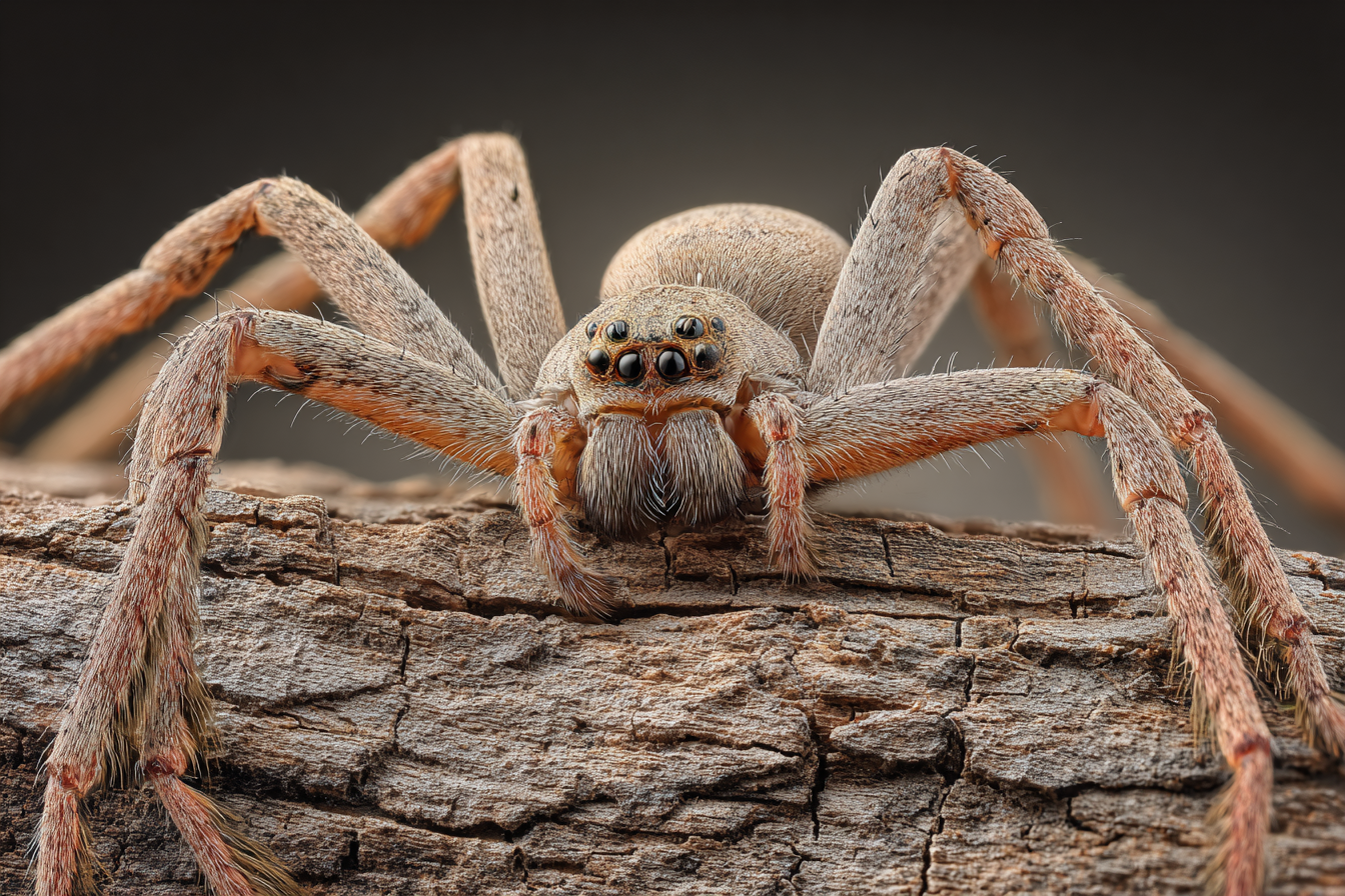Huntsman spider on a wall in a Seaford home